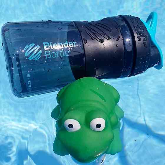 Шейкер спортивний (пляшка) BlenderBottle SportMixer Flip 20oz/590ml Black/Teal Луцк