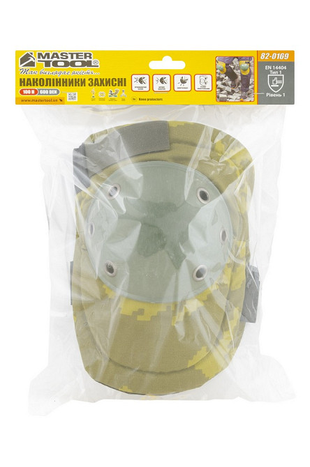 Наколінники захисні MASTERTOOL MILITARY PE II-EN 14404 82-0169 Коломия - фото 5