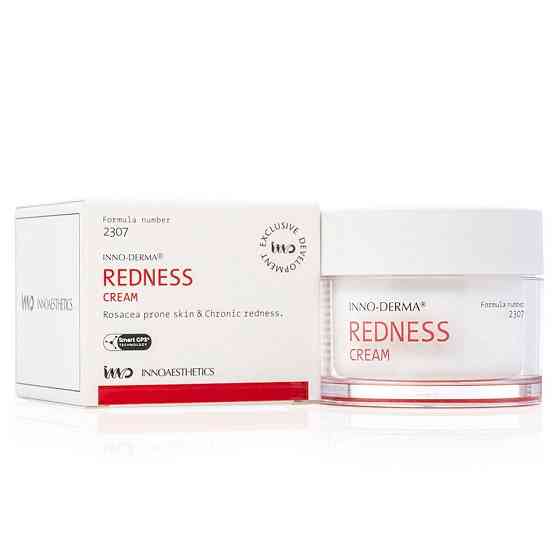 Легкий крем для кожи с куперозом и розацеа REDNESS CREAM Innoaesthetics, 50 мл Днепр