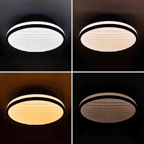 GRILL зоряне небо 72W 375*60мм 3000К- 6500К 5600Lm з пультом срібний Днепр