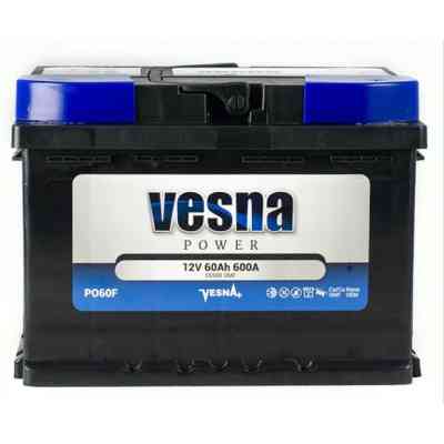 Аккумулятор автомобильный Vesna 60 Ah/12V Power Euro (415 262) Винница