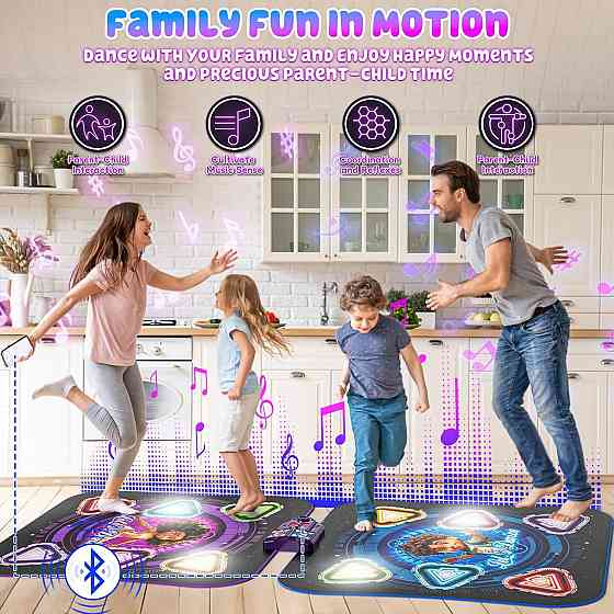 Подвійний танцювальний килимок з Bluetooth Surelect YQ813-5 Луцьк