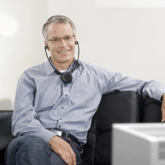Беспроводная ТВ-система Sennheiser Set 840-TV премиум-наушники для телевизора со стетоскопическим креплением для пожилых людей Киев