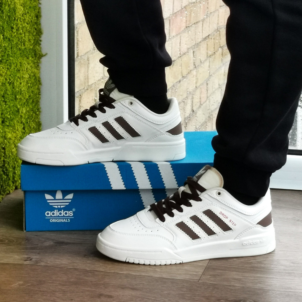 Кроссовки Adidas Drop Step Мужские Белые Кожаные Адидас (размеры: 41,43,44,45,46) 94-5 Днепр - изображение 1