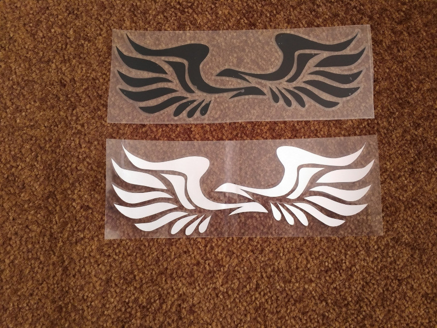 Наклейки Крила на дзеркала заднього виду, на емблему Київ - фото 4