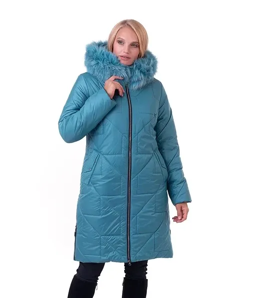 Жіноча зимова куртка пуховик із капюшоном чорного кольору. Київ - фото 8