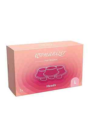 Сменные насадки на Womanizer Premium, Eco, Classic, Liberty, Starlet 2, розовый, размер L Sex Aura Киев