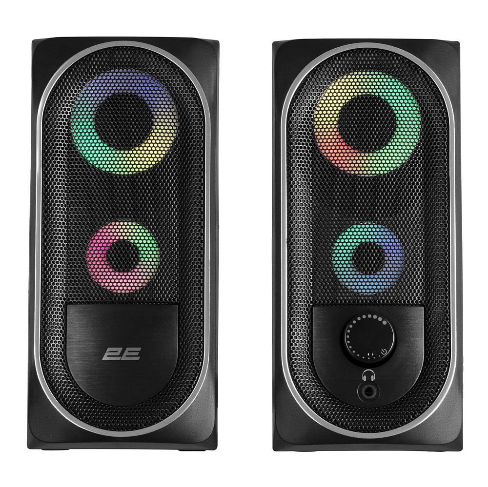 Акустична система 2E PCS234 RGB, 2.0, USB, Black Київ - фото 17