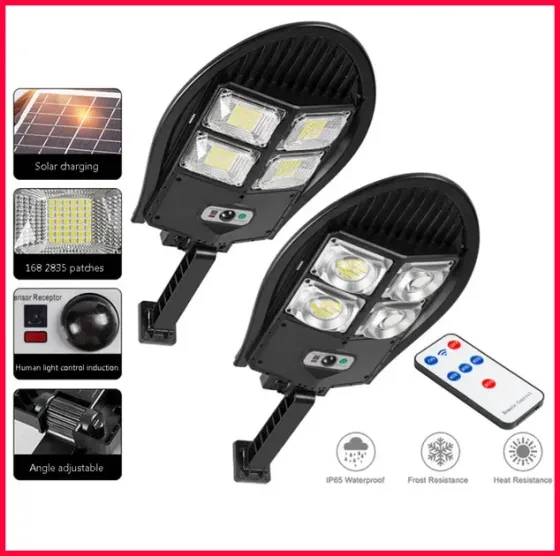 Аккумуляторный фонарь SW7103A-3 с солнечной панелью и датчиком движения Коломия