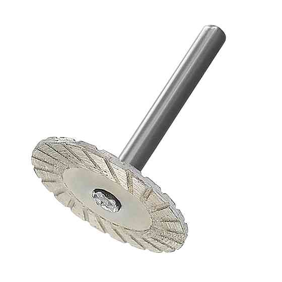 Диск алмазний відрізний 40мм для плитки каменю граніту хвостовик 6мм Київ