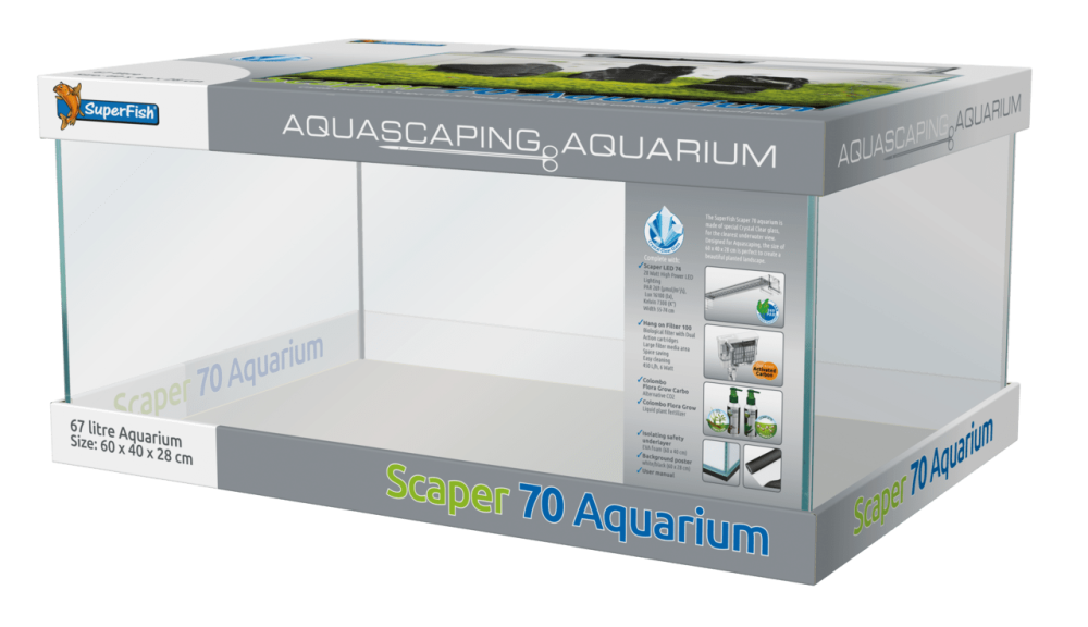 Акваріумний набір SuperFish Scaper 70 (A4051815) для акваскейпінгу Київ - фото 1