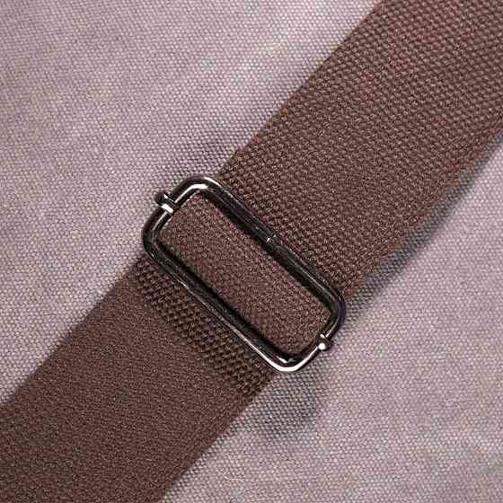 Містка горизонтальна чоловіча сумка для ноутбука з текстилю Сіра (Vintage) Київ