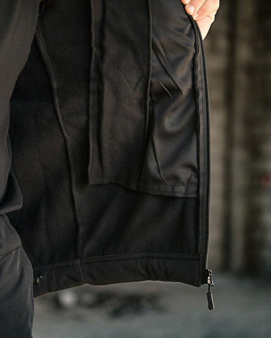 Тактический костюм софтшел BANDIT черный  ВТ7955 Одесса - изображение 17