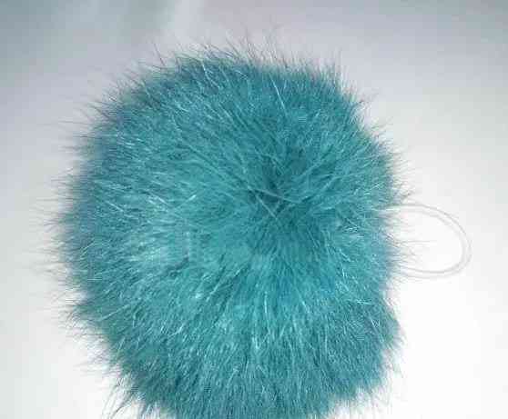 Гумка для волосся з хутра кролика 7-8см різні кольори Харків