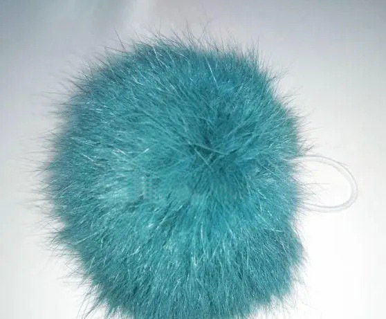 Гумка для волосся з хутра кролика 7-8см різні кольори Харків - фото 2