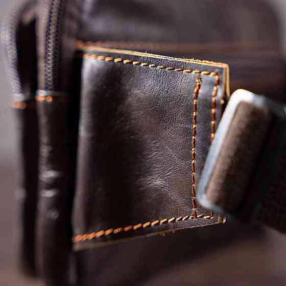 Сумка на пояс Коричневая (Vintage) Киев