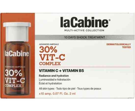 Высококонцентрированная увлажняющая сыворотка Vit-C Complex+Vit B5 Advanced 30% LaCabine, 10*2 мл Днепр