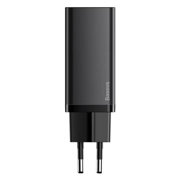 Універсальний зарядний пристрій Baseus Wall Charger GaN2 Lite USB-C+USB 65W CCGAN2L-B01 (Чорний) Николаев - изображение 2