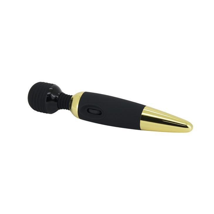Класичний вібратор - Pretty Love Power Wand Black Gold Sex Aura Київ - фото 3