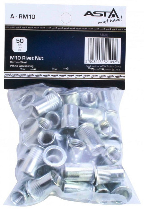 Заклепки різьбові М10, 50 шт ASTA A-RM10 Чернігів - фото 1