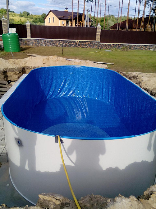 Басейн швидкозбірний овальний IBIZA (Ібіца) 8.0 х 4.16 х 1.5 м стаціонарний Київ - фото 6