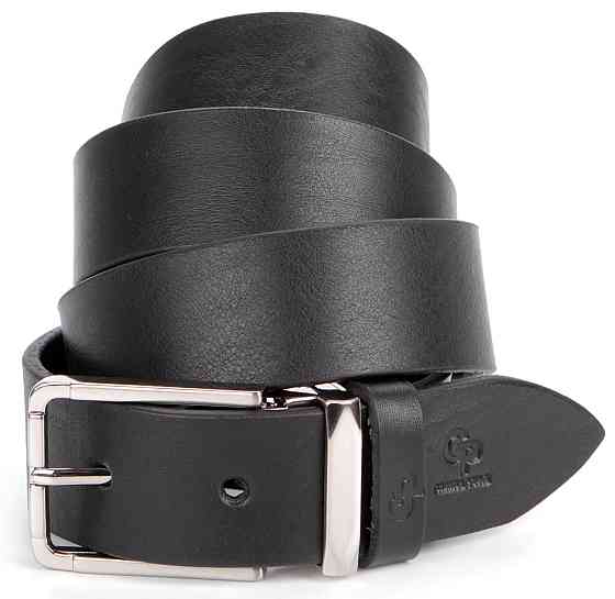 Шикарний чоловічий шкіряний ремінь під штани GRANDE PELLE 00862 Київ