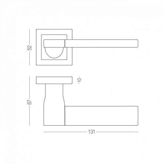 Ручка A-2006 MA Матовий антрацит Київ