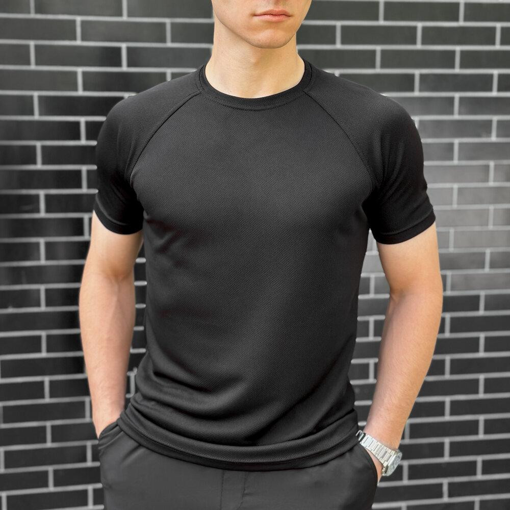 Тактична мілітарі футболка кулмакс чорна чоловіча Pobedov Ergo Київ - фото 1