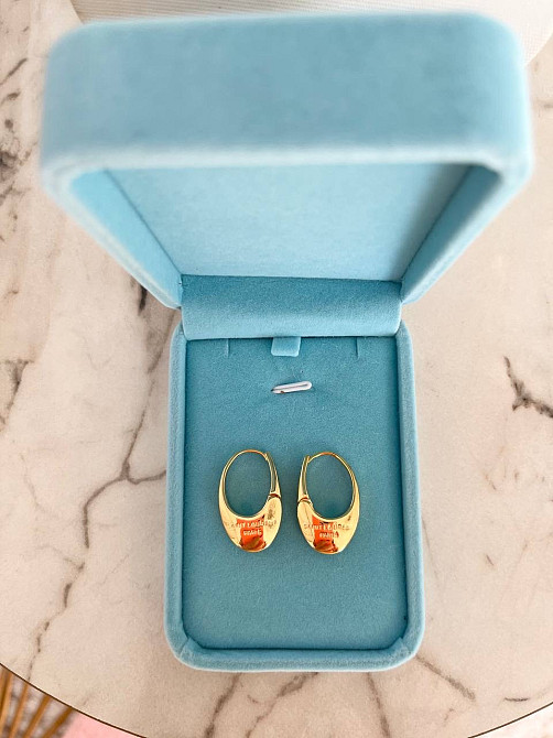 Сережки Saint Laurent позолота 18К Одеса - фото 4