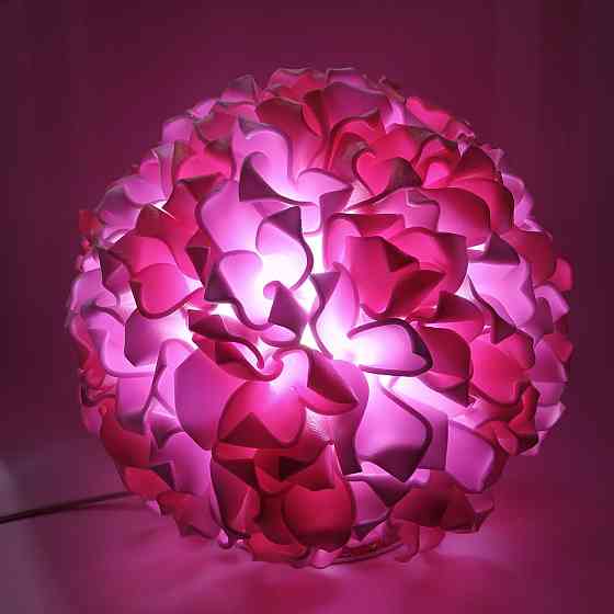 Світильник-нічник "Гортензія Рожеві мрії" Дніпро