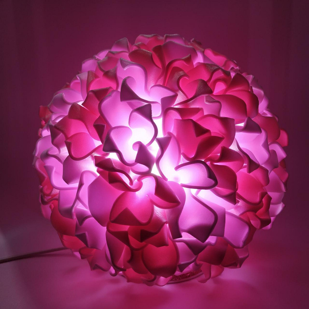 Світильник-нічник "Гортензія Рожеві мрії" Дніпро - фото 3