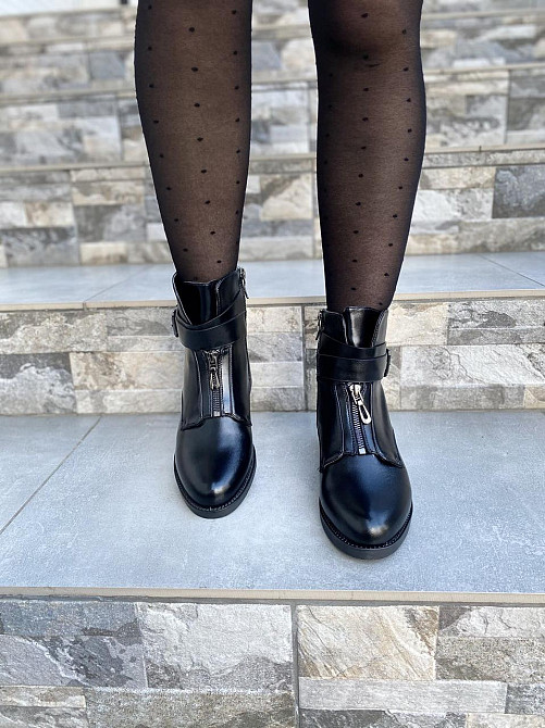 Жіночі черевики MOLO чорні еко-шкіра 36р. (2587) Коломия - фото 2