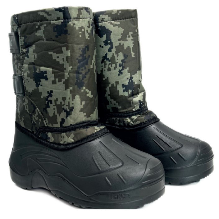 Сапоги рабочие мужские пвх олива 46р, Сапоги мужские для рыбалки, Обувь для работы на даче KC-98 Львов - изображение 1