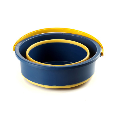 Ведро складное СИЛА силіконове 4,6 л orange-black (961001) Винница - изображение 4