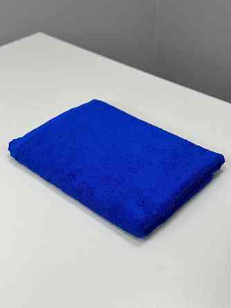 Рушник однотонний Ideal Textile 70х140 см 400 г/м2 синій (56860930) Чернівці