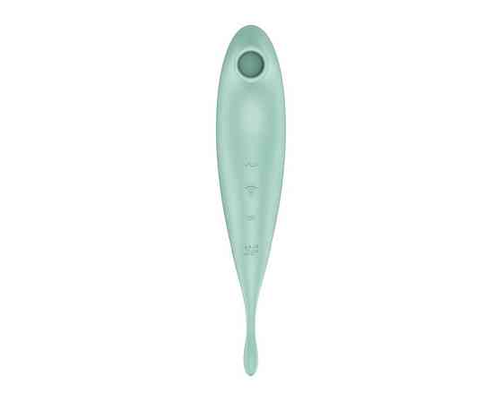 Вибратор с волновой стимуляцией Satisfyer Twirling Pro с приложением, мятный Sex Aura Киев
