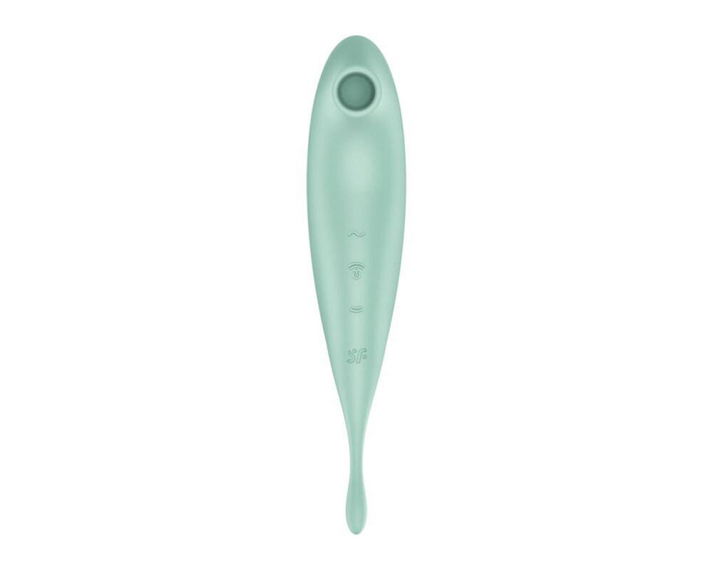 Вибратор с волновой стимуляцией Satisfyer Twirling Pro с приложением, мятный Sex Aura Киев - изображение 1
