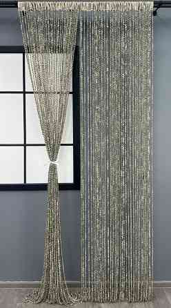 Шторы-нити спираль с люрексом Сатин 300х300см 1 шт (61-110) Киев