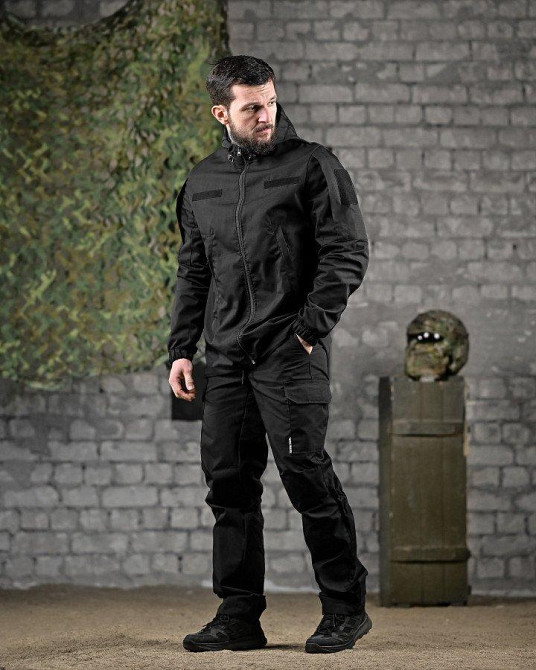 Літній тактичний костюм 7.62 чорний ДЛ6503 Одеса - фото 2