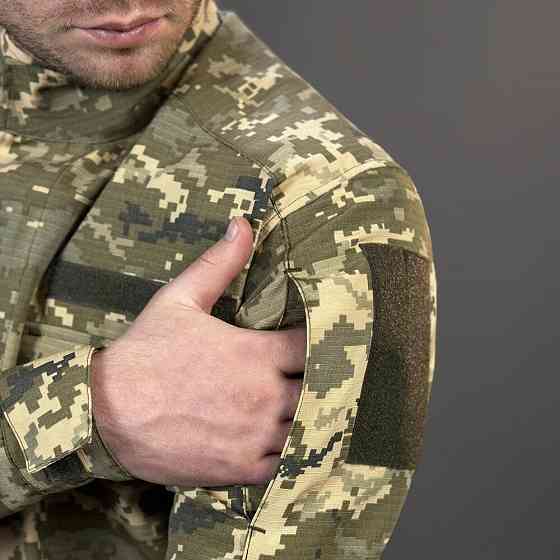 Мужской тактический китель демисезонный с карманами пиксель Pobedov Rip-Stop XL Киев