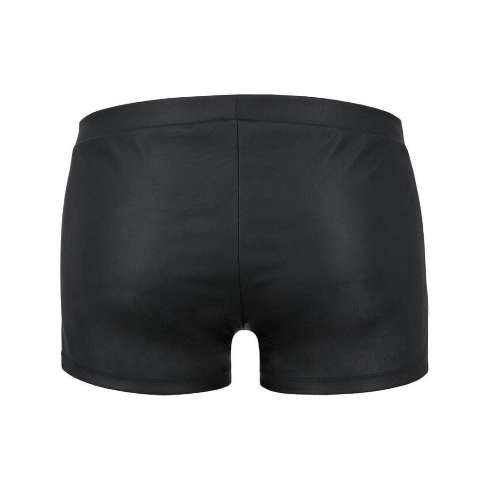 Мужские кожаные боксеры с клапаном Passion 050 SHORT PATRICK XXL/XXXL Black Sex Aura Киев - изображение 6