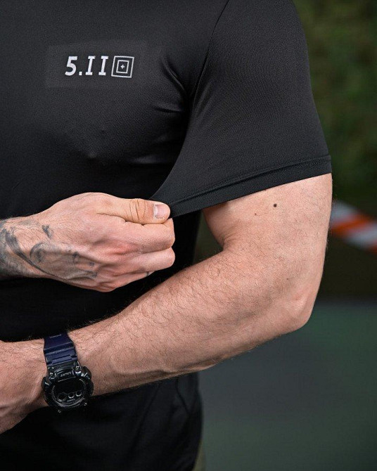 Тактична Футболка 5.11 black ПП7648 Одеса - фото 4