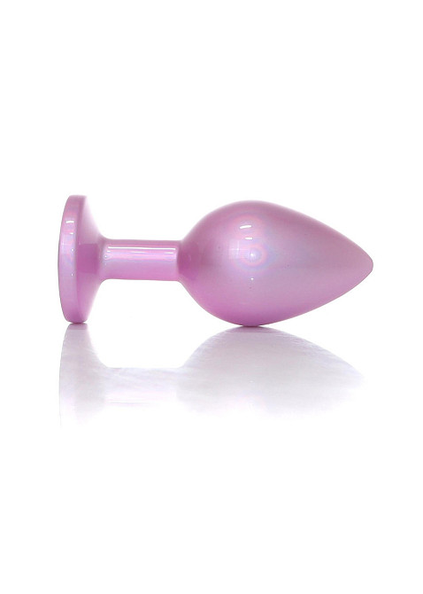 Анальная металлическая пробка Plug-Jewellery Pearl Pink PLUG- Clear M Sex Aura Киев - изображение 8