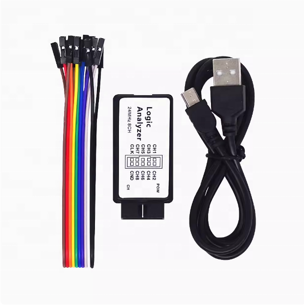 USB логічний аналізатор 24 МГц, 8-канальний, для MCU, ARM, PIC, тестування цифрових схем Київ - фото 7