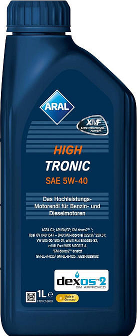 Моторна олива Aral HighTronic 5W-40 1L — надійний захист двигуна та стабільна робота в будь-яких умовах Ковель - фото 1