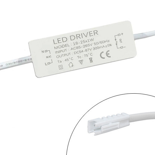 Блок живлення LED драйвер 18-25x1Вт 0.3А DC54-87В для світлодіодів, стабілізований, пластиковий корпус Київ - фото 2