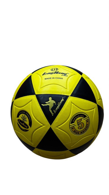 Футбольний м'яч Long Hang р.5 Вишнёвое - изображение 2