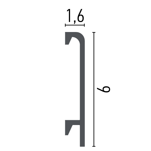 Плинтус полимерный Grand Decor HCR 508 Flexi Днепр - изображение 2