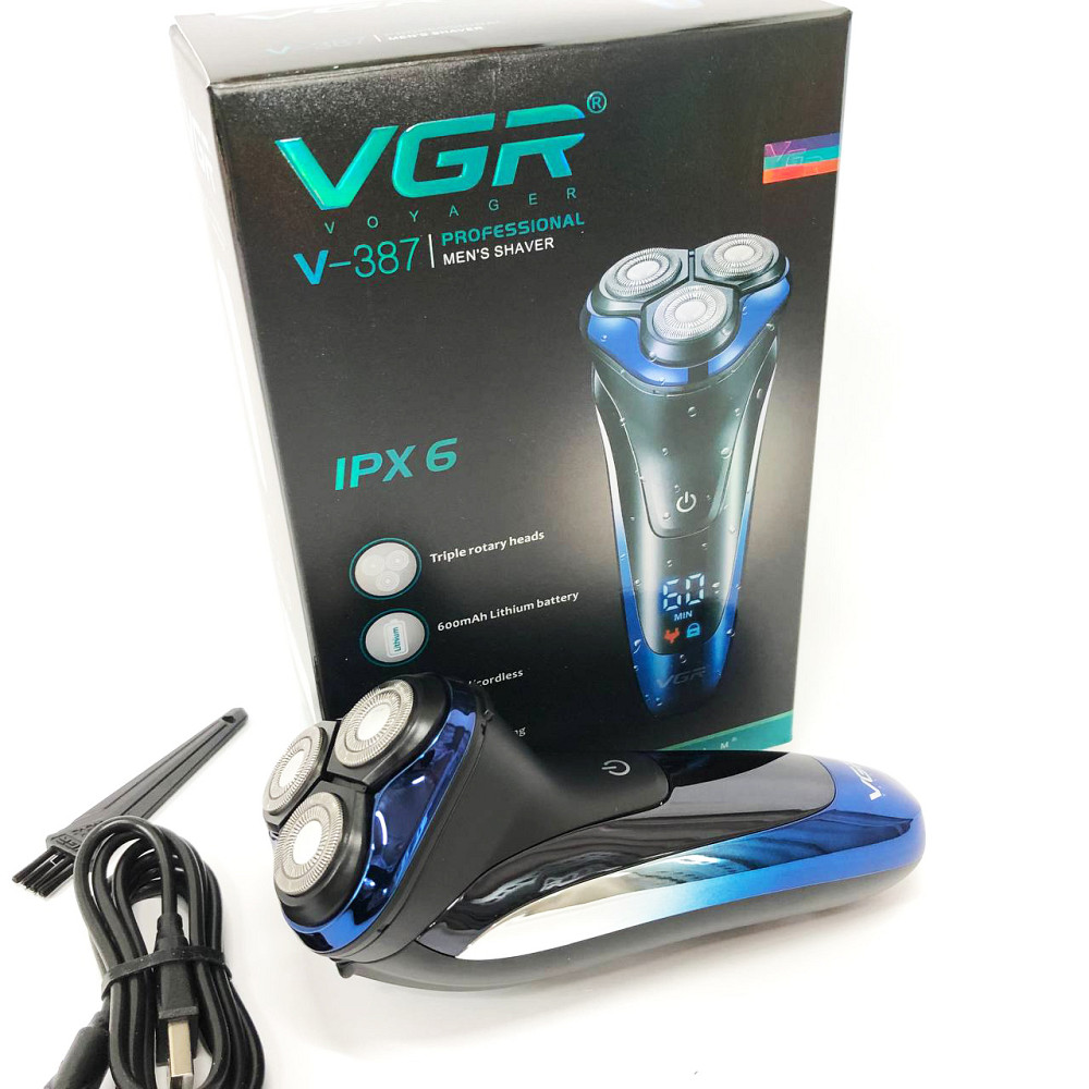 Акумуляторна машинка для стрижки, Професійна бритва для волосся, Вологостійка електрична бритва HD-59 Львів - фото 7