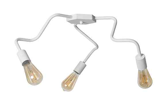 Потолочная люстра паук белая на 3 лампы Laminari NL 17503-3 WH Одесса